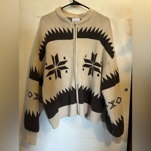 Grey Bandit Zip Up Sweater